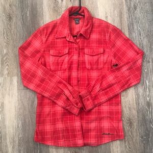 Eddie Bauer fleece flannel